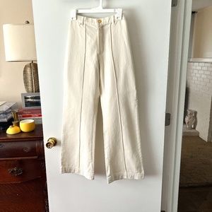 BIG BUD PRESS WESTERN PANTS - VINTAGE TEE OFF-WHITE